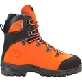KOX Schnittschutzstiefel / Schnittschutzschuhe DUE Orange Größe 40 | S3 | Forst | Atmungsaktive Polsterung | Wasserdicht - Orange - 40