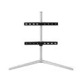 ONE FOR ALL WM7430 Design Tisch TV-Ständer, max. 70 Zoll, rotierbar, Weiß