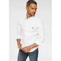 Levi's® Jeanshemd BATTERY HM SHIRT SLIM mit Logobadge weiß M