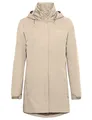 VAUDE Damen Regenjacke Escape Parka, wasserdichter Regen-Parka, atmungsaktiv und winddicht, linen, 40