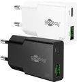 Goobay USB-C PD GaN Dual-Schnellladegerät Slim (25 W) schwarz (75733)