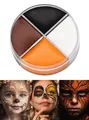 4 Farben Schminke - Make up 15ml Fasching Karneval - Voll deckende Cremeschminke