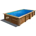 Gre Echtholzpool Lemon Rechteckig 375 x 200 x 68 cm