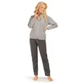 Consult-Tex Hausanzug Damen Hauanzug Homewear Set (Set, 1 Stück) grau 32/34