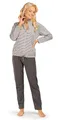 Consult-Tex Damen Hausanzug Modell DW444a (DE/NL/SE/PL, Numerisch, 32, 34, Regular, Regular, grau)