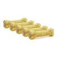 DOGBOSS 100% Natur Kauknochen Hundeknochen, Rinderhaut mit Lamm, 5 Stück 17 cm
