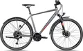 Axess VERIS STREET Herren-Crossbike für Land & Stadt 28 Zoll Dunkelgrau 46 cm