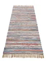 carpetfine Teppich Kelim Chindi, Wendeteppich, rechteckig, Höhe: 6 mm, handgewebt, Fleckerlteppich mit Fransen, auch vielen in Läufergrößen