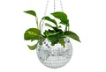 Mikamax Blumentopf Discokugel Blumentopf mit Kette zum Aufhängen