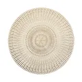 Zeller Present - Tischset "Cut out" PVC Gold 41cm 1 Stück Platzdeckchen Matte