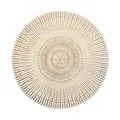 Zeller Platzset "Cut out" Kunststoff rund gold Ø41 cm (1 Stück)