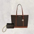 Michael Kors Tasche Shopper Portemonnaie Jet Set Travel Large Braun Schwarz NEU