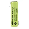 NiMH-Akku, GP, Industriezelle mit Lötfahnen, 50x14mm, 1,2V/1800mAh