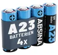 ABSINA Absina Spezial-Batterie 23 A Alkali-Mangan 12 V 55 4 St. Batterie