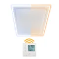 Heidenfeld Infrarot-Deckenheizung HF-HP500 mit Licht, 390-800Watt, 3-20m², Fernbedienung, LED-Rahmen (640 Watt, Wechselbar)