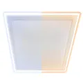 Heidenfeld Infrarotheizung HF-HP500 mit Licht | 𝟭𝟬 𝐉𝐀𝐇𝐑𝐄 𝐆𝐀𝐑𝐀𝐍𝐓𝐈𝐄 - LED Rahmen - Infrarot Deckenheizung mit Thermostat - Deutsche Qualitätsmarke - Fernbedienung (640 Watt Wechselbar)