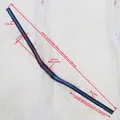Humpert Ergotec Riser Bar Lenker Ø 31,8 mm 780 mm Rise 70 mm schwarz 12° 5° Alu