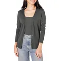 Amazon Essentials Damen Leichter Cardigan-Pulli, Charcoal Heather, M