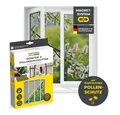 EASYmaxx Insektenschutz-Fensterrahmen Insect Protect Insekten- & Pollenschutzgitter 110 x 130 cm, (1-St), Fliegengitter Fenster mit Magnetbefestigung, Einfache Montage