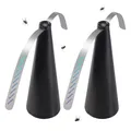Exbuster leise Insektenvertreiber: 2er-Set tierfreundliche Insektenvertreiber, 2 Flügeln, Batteriebetrieb (Outdoor, Wespenabwehr-Ventilator)
