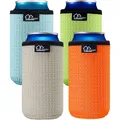 Hochwertige Neopren Dosenhüllen, 16oz, 4 Stück, für kühle Getränke unterwegs