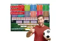 TOBJA Posterkalender WM 2026 Spielplan DIN A1 Poster zum Eintragen, Fußball WM, XXL Planer Fussball Weltmeisterschaft 2026