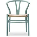Carl Hansen - CH24 Soft Wishbone Chair Ilse Crawford, Buche soft pewter / Naturgeflecht