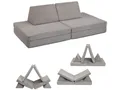 XDREAM Kindersofa Abenteuersofa, Spielsofa, aus Schaumstoff, individuell kombinierbar, 4 Teile, Kinderspielcouch, klappbar und vielfältig verwendbar