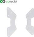 conecto® - Universeller VESA Vergrößerer für TV & Monitor Wandhalterungen (von 200x200 auf 300x200 bis 400x400) weiß