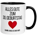 Tasse 30. Geburtstag Mann Frau – „Alles Gute zum Geburtstag“ – Männer Frauen