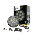 HELLA Valuefit TR3000 LED Arbeitsscheinwerfer 12V - 24V rund 3000 Lumen Nahfeldausleuchtung starke Lichtleistung in kompaktem Design Offroad LED Scheinwerfer für Traktor LKW SUV ATV - 1G0 357 113-002