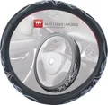 HR GRIP TRIBALS GREY Lenkradbezug Lenkradhülle für 37 - 39 cm Lenkräder Auto-Adapter