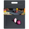 Schneidebrett mit Saftrille Granit schwarz Schneidbrett Küchenbrett 36 x 27,5 cm