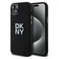 DKNY DKHCP15SSMCBSK iPhone 15 / 14 / 13 6.1" czarny/black hardcase Liquid Silicone Metal Logo (Apple iPhone 15) (DKHCP15SSMCBSK)