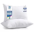 Utopia Bedding 2er Set Kissenfüllung 40 x 60 cm, Innenkissen Füllkissen Kopfkissen Sofakissen (Weiß)