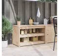 vidaXL Sideboard, Küchenschrank mit Regal Braun Eichen-Optik 106 x 55 x 64 cm