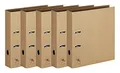 Pagna Ordner A4 Pur, praktische 2-Ring-Mechanik, Stabiler Graukarton mit Kraftpapier überzogen (5)