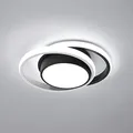 Goeco Deckenlampe LED, Runde Deckenleuchte Modern 32W 2350LM, Deckenlampen für Bad Schlafzimmer Flur Küche Wohnzimmer Balkon, 6500K kaltweißes Licht, Durchmesser 27cm