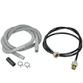 Bosch Siemens 350564 00350564 ORIGINAL Zulaufschlauchverlängerung + Ablaufschlauchverlängerung 2m Spülmaschine Geschirrspüler auch SGZ1010 SZ72010 SZ7GNX1 Balay Constructa Gaggenau