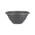 Elho Pflanzkübel Elho Blumentopf Torino Schale 30cm Anthrazit - Innen & Außen