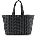 Lacoste Monogram Neocroc Shopper Tasche XL 42 cm  schwarz
