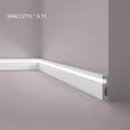 NMC IL11 WALLSTYL Sockelleiste Zierleiste Stuckleiste für Indirekte Beleuchtung 2 m