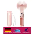 3-in-1 tragbarer Handventilator mit Taschenlampe und Powerbank, ideal für Reisen