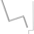 Bauheld Rollladen Kurbelstange 140cm Grau