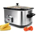 Digitaler Edelstahl Slow Cooker Schongarer Lotel 7,5 Liter Syntrox Germany
