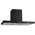 Klarstein Limelight Dunstabzugshaube 90cm Wandhaube 600m³/h Schwarz