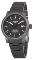 Kienzle Automatik Fliegeruhr 39 mm Miyota 8215 Saphirglas IP beschichtet Schwarz Edelstahlband 20 mm Doppelfaltschließe 10 ATM Datum Leuchtzeiger