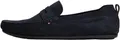 Tommy Hilfiger Herren Driver Schuhe Core aus Veloursleder, Blau (Desert Sky), 40