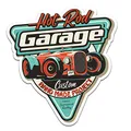 Retro Vintage Aufkleber -Finest Folia Sticker Old School Ace Kult Rockabilly (R222-24 Hit Rod Garage)