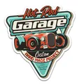 Retro Vintage Aufkleber Old School Ace Kult Rockabilly Style Bobber Route - 24